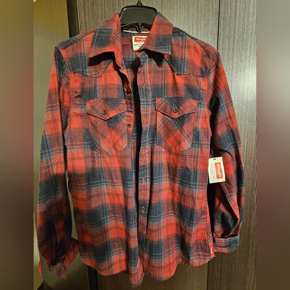 NEW! Wrangler western slim fit shirt